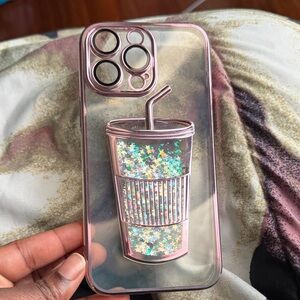 Pink Glitter Phone Case
